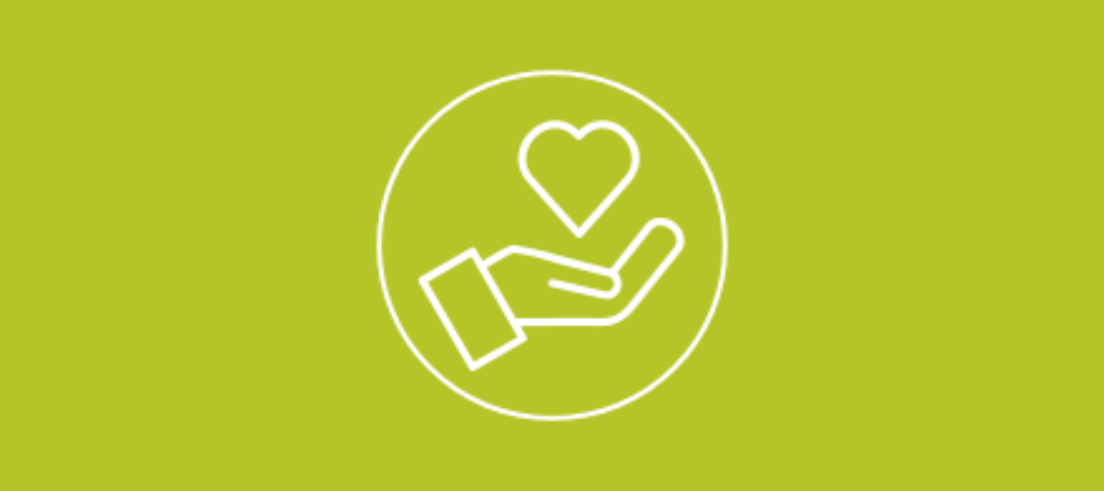 hand holding a heart icon